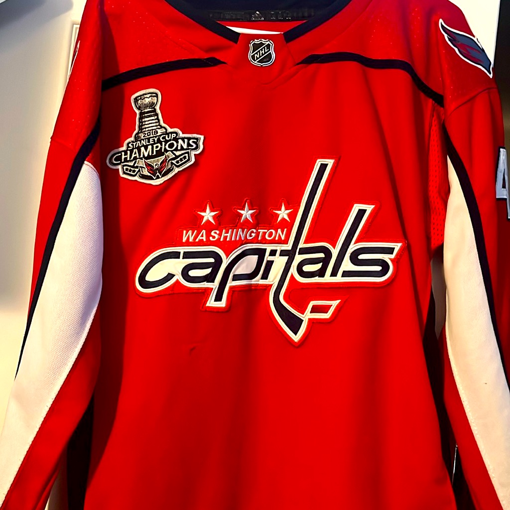 Tom Wilson 2018 Stanley Cup Champion Jersey
